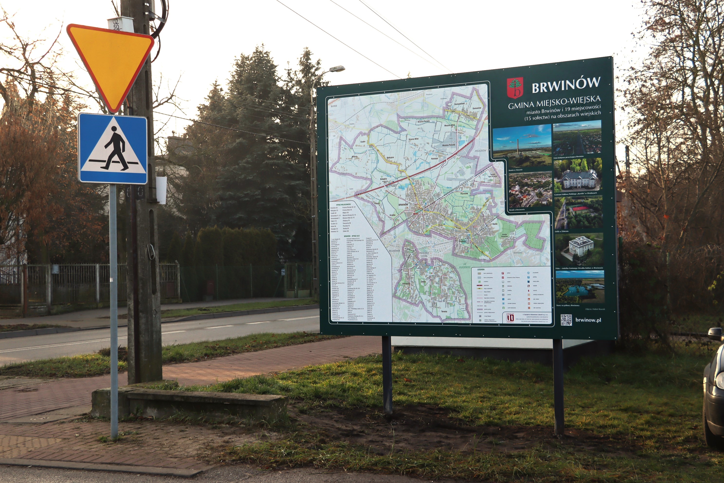 Nowa tablica przy ul. Grodziskiej