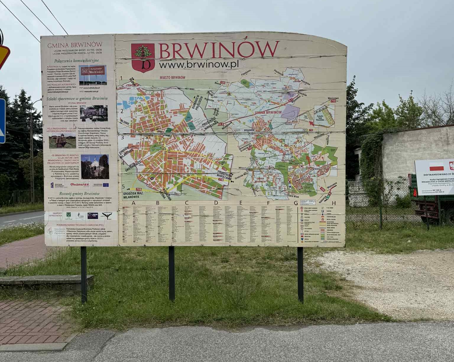 Tablica przed zmianą