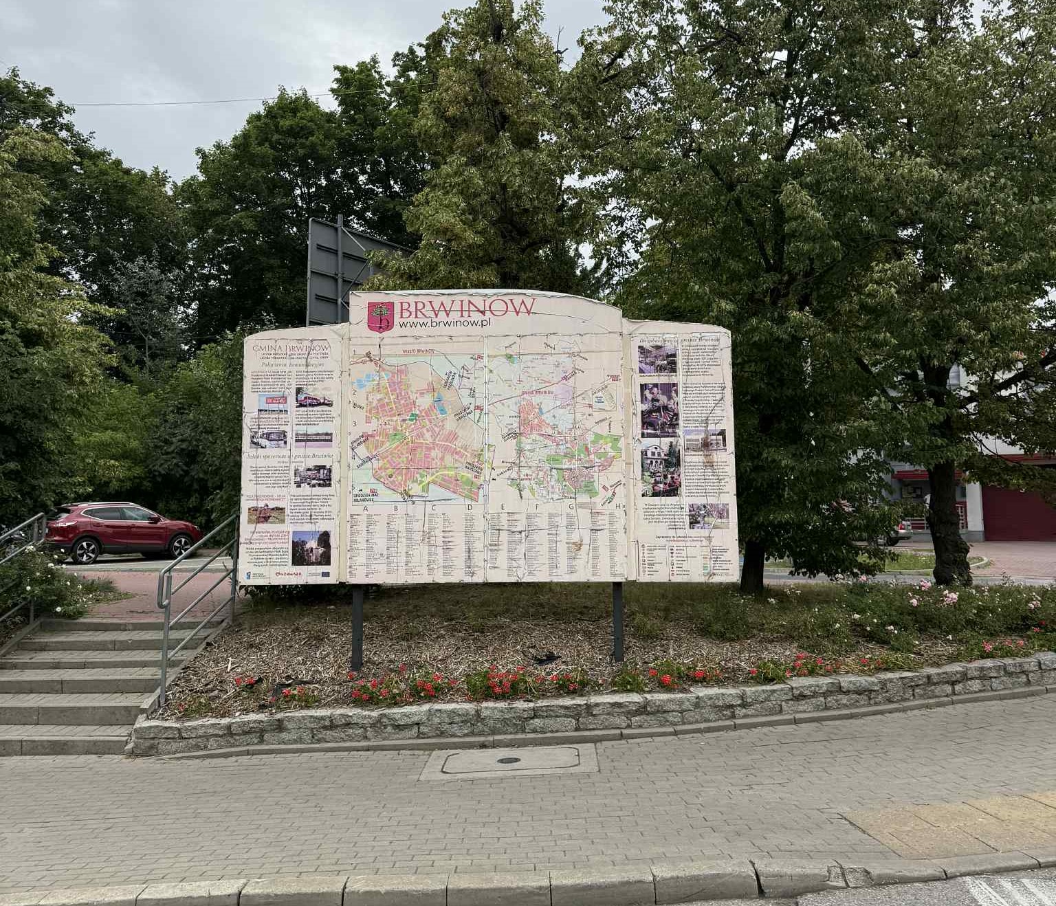Tablica przed zmianą