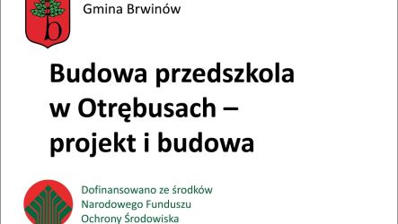 Budowa przedszkola w Otrębusach – projekt i budowa
