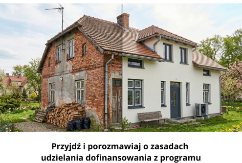 Spotkanie informacyjne na temat pozyskania dotacji na termomodernizację domu, zakupu nowoczesnego...