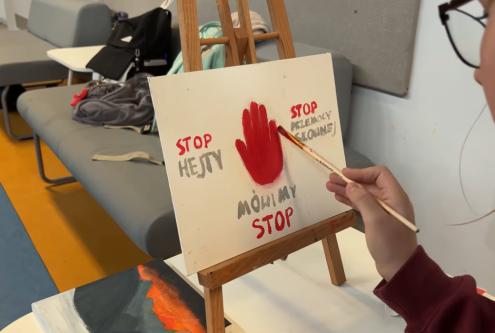 Hejtowi mówimy nie – uczniowie brwinowskiej Szkoły Podstawowej nr 1 nagrali teledysk, który jest ...