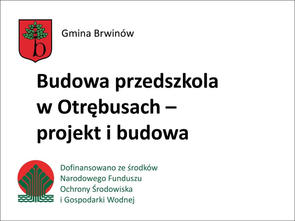 Budowa przedszkola w Otrębusach – projekt i budowa